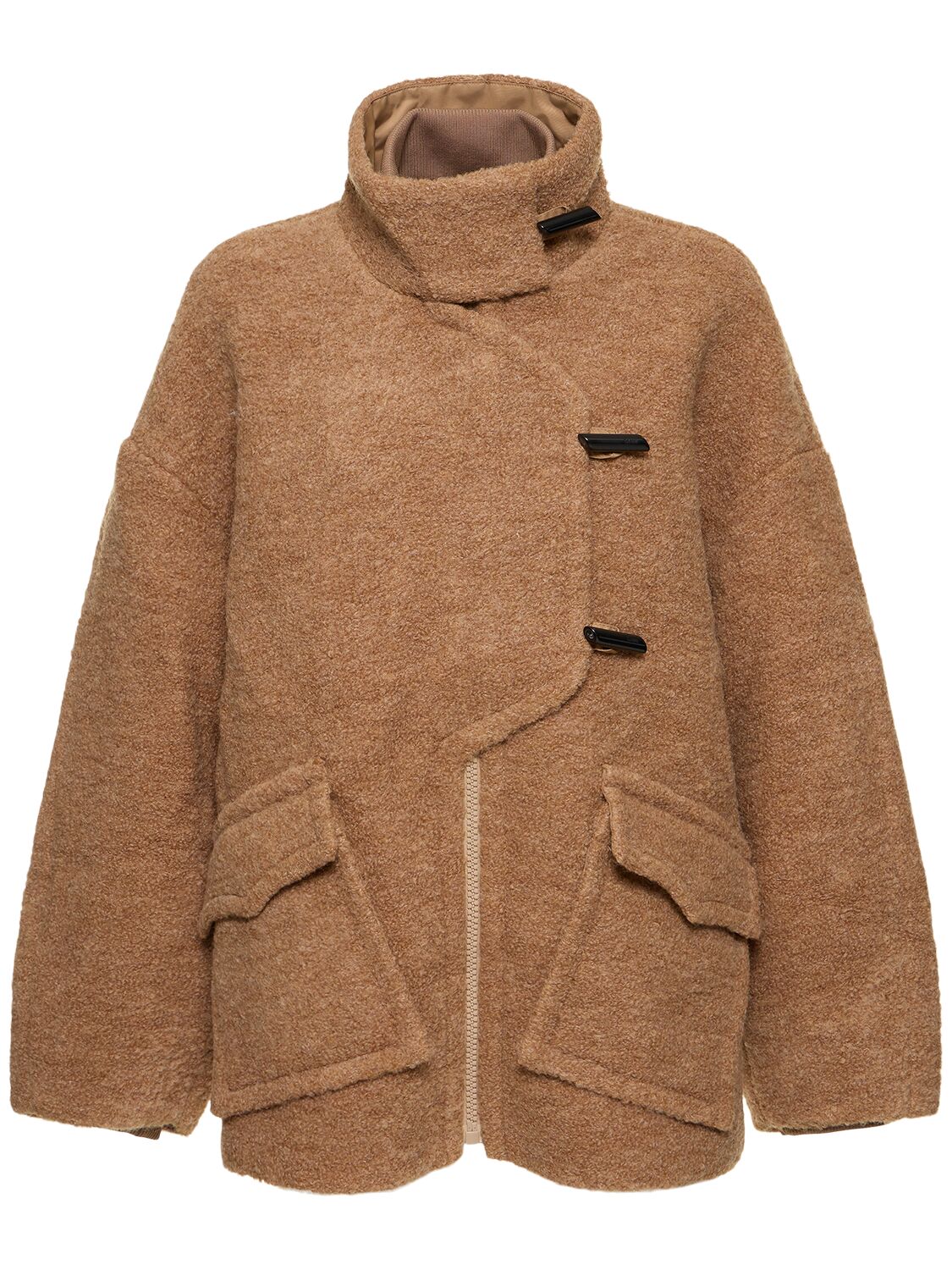 Wool Blend Bouclé Jacket