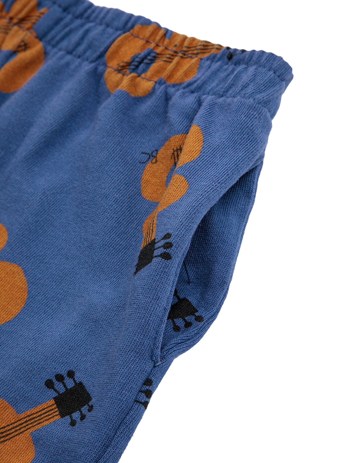 Shop Bobo Choses Printed Organic Cotton Sweat Shorts In Blue