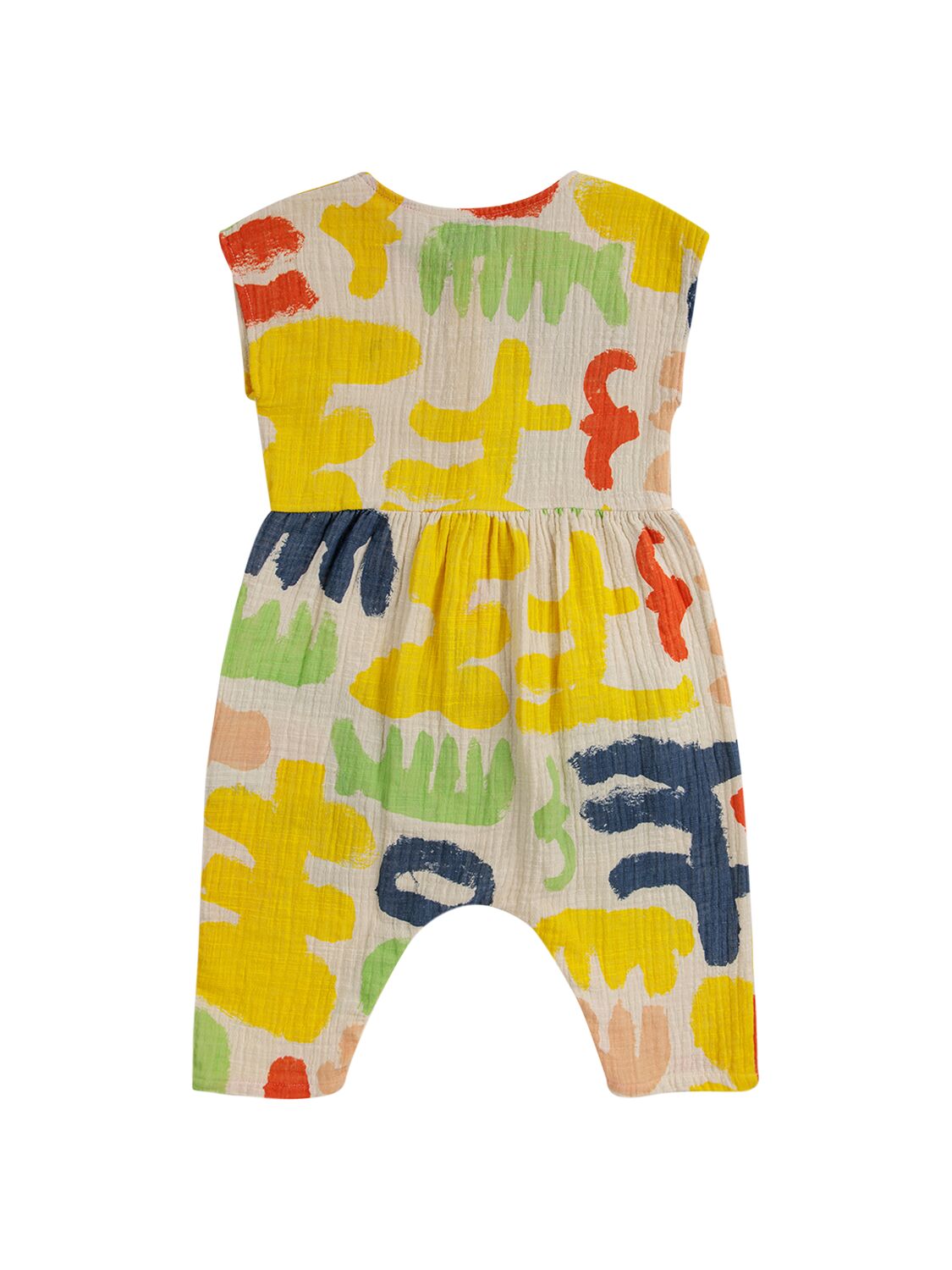 BOBO CHOSES PRINTED WOVEN COTTON OVERALLS 