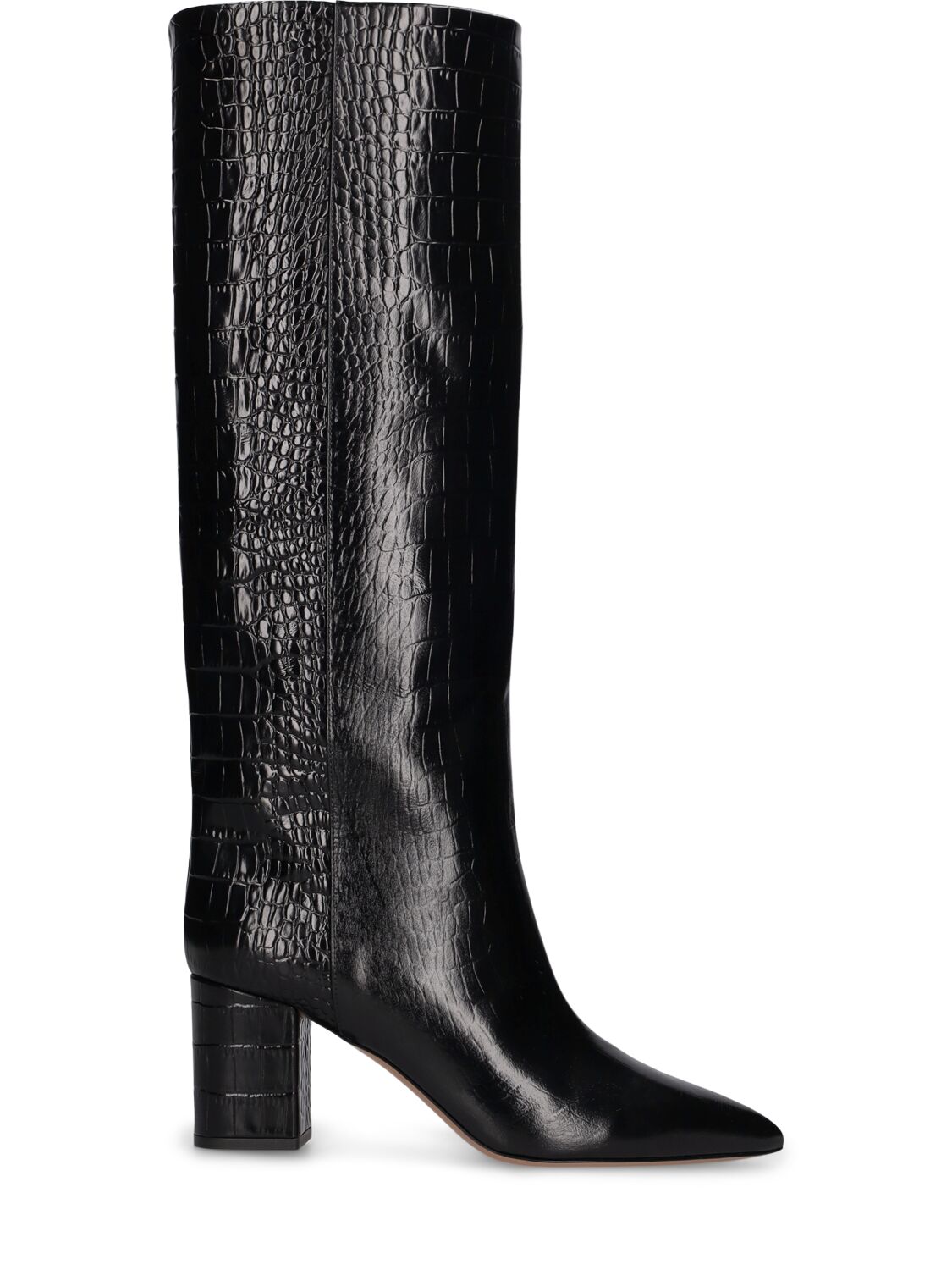 PARIS TEXAS 70mm Anja Croc Embossed Tall Boots