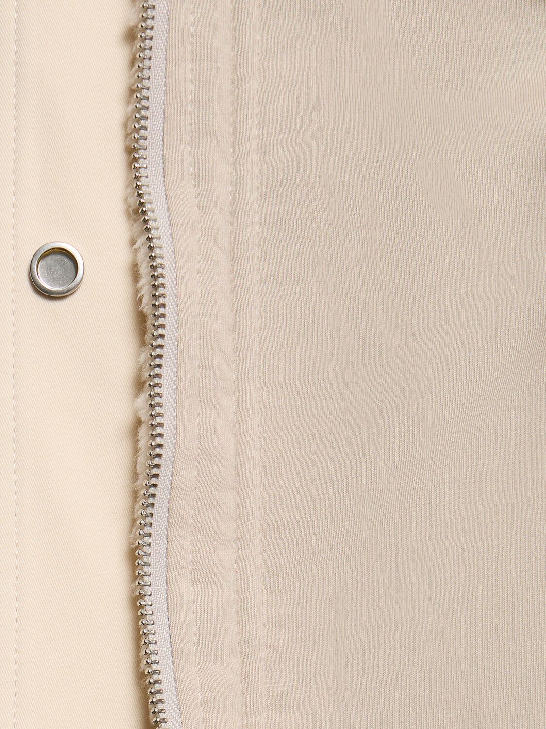 Shop Varley Jamie Sherpa Buttoned Jacket In Grey