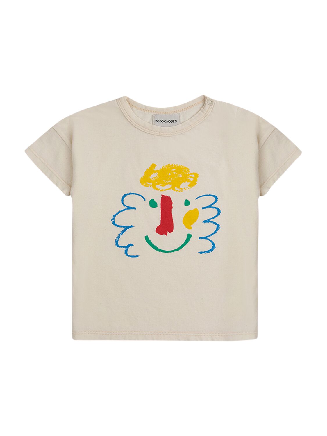 Bobo Choses Babies' Printed Organic Cotton T-shirt In Off-white