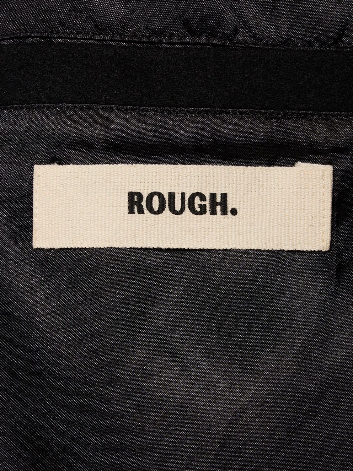 Shop Rough Distressed Box Coat In 블랙