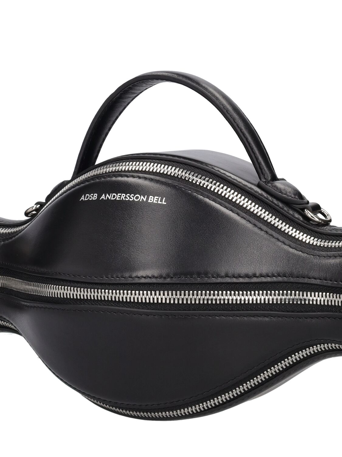 Shop Andersson Bell Jar Leather Crossbody Bag In Black