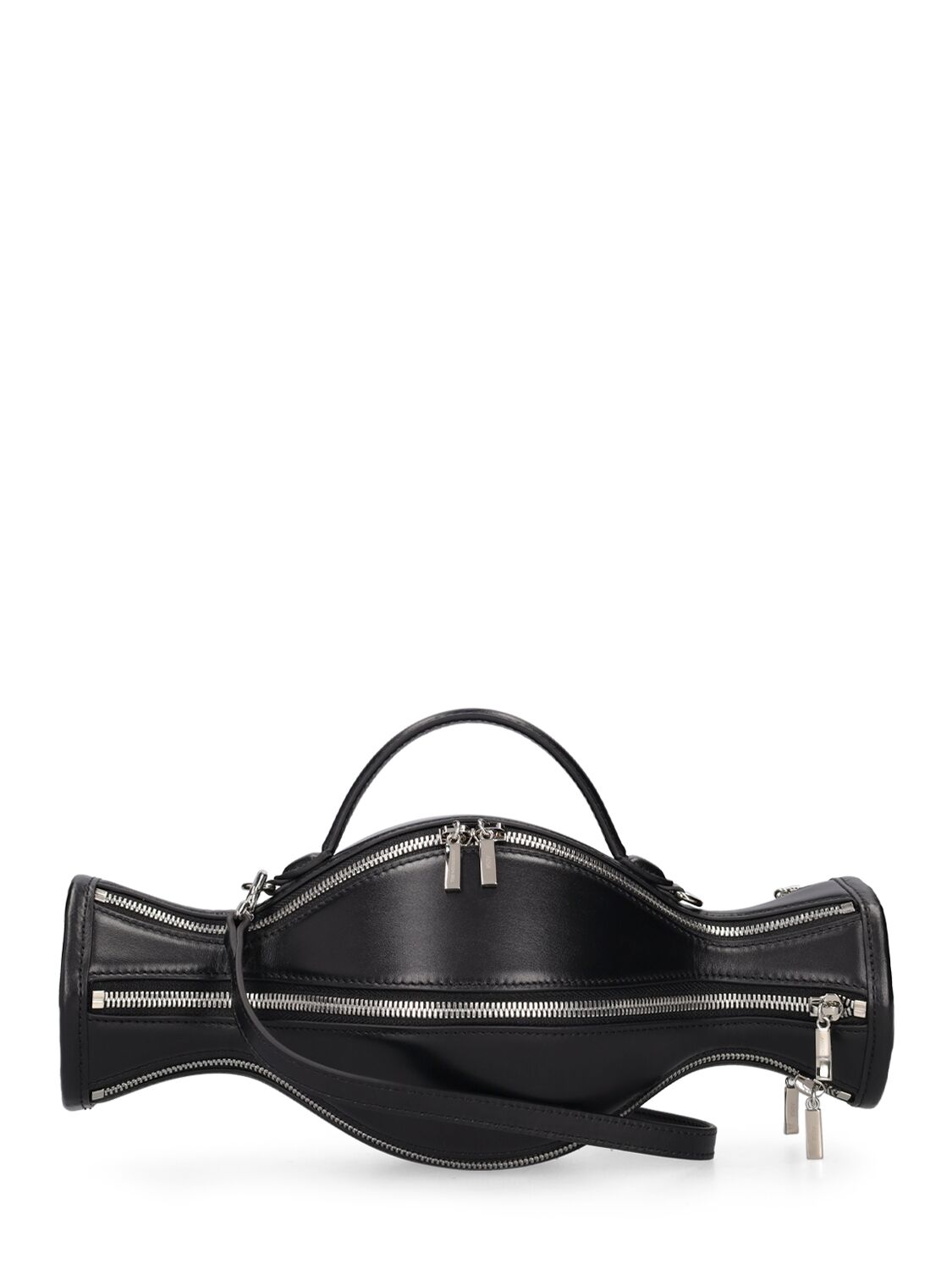 Shop Andersson Bell Jar Leather Crossbody Bag In Black