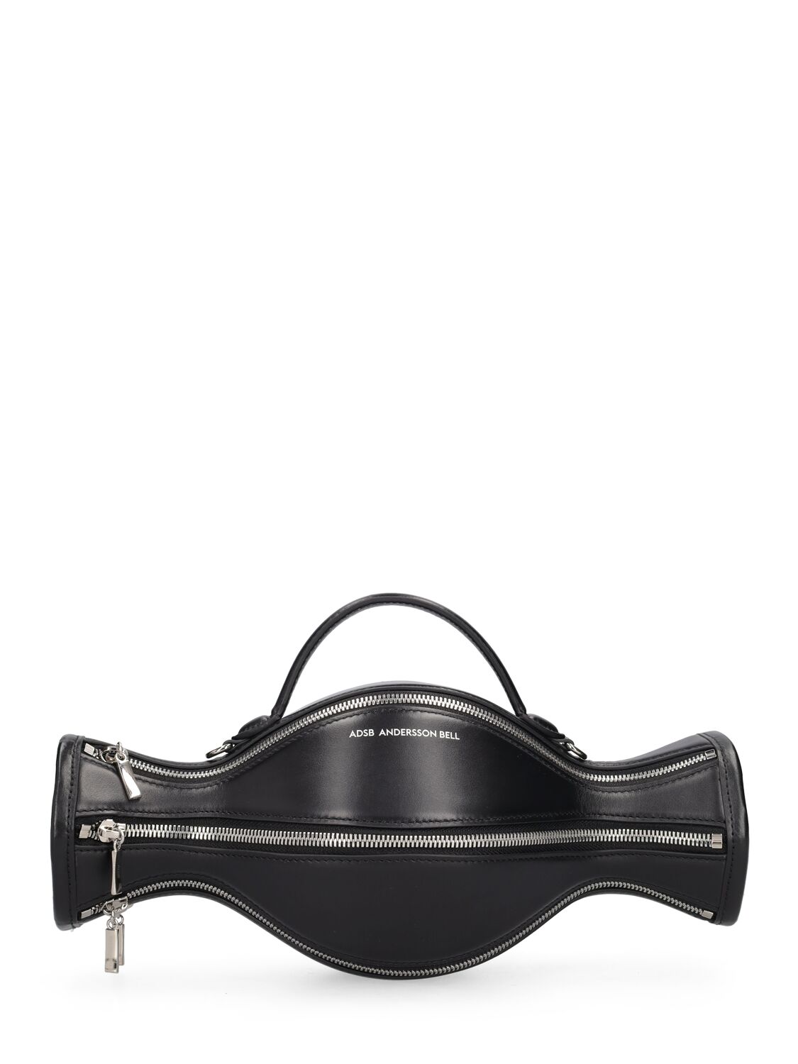 Andersson Bell Jar Leather Crossbody Bag In Black