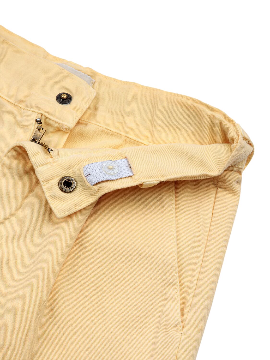 Shop Bobo Choses Printed Cotton Chino Pants In Light Yellow