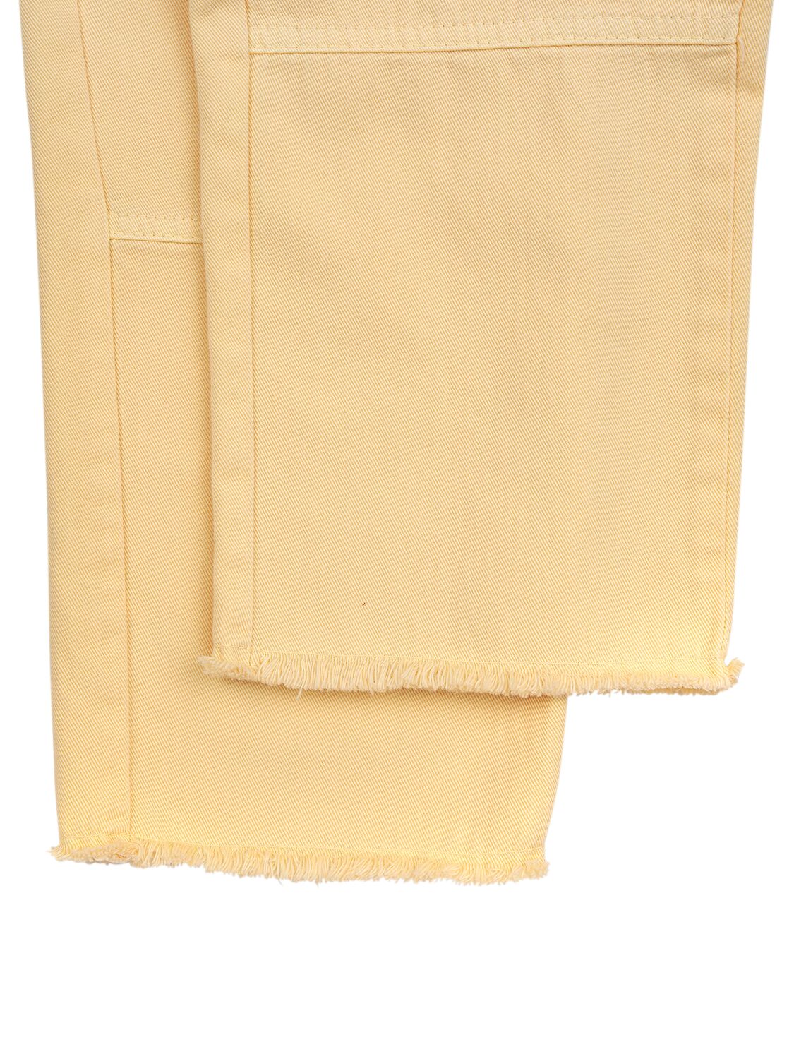 Shop Bobo Choses Printed Cotton Chino Pants In Light Yellow