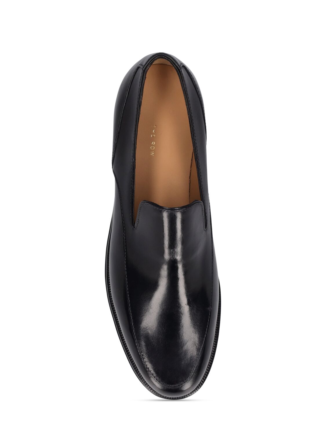 Shop The Row Enzo Leather Loafers In Black