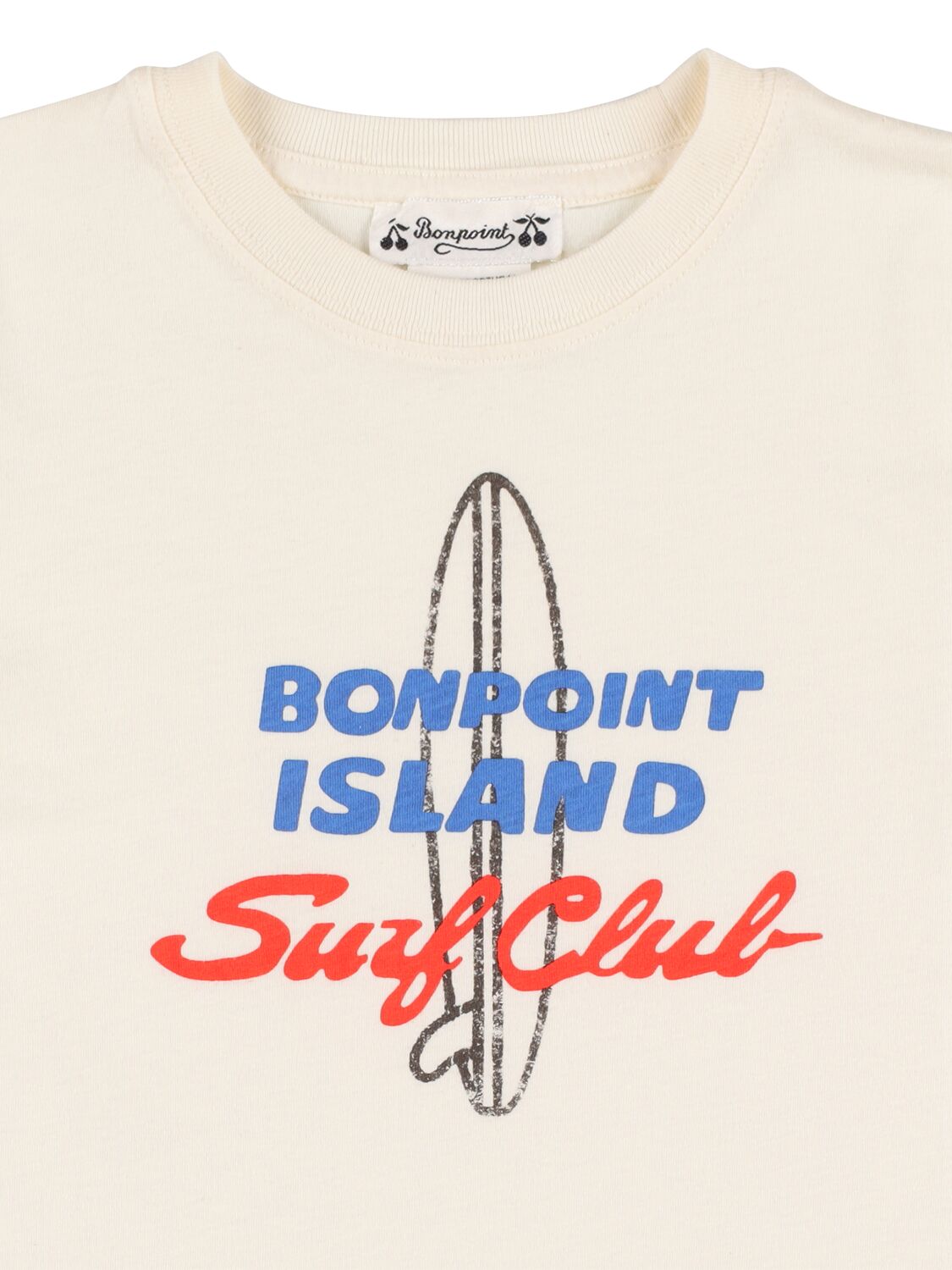 Shop Bonpoint Printed Cotton Jersey T-shirt In White