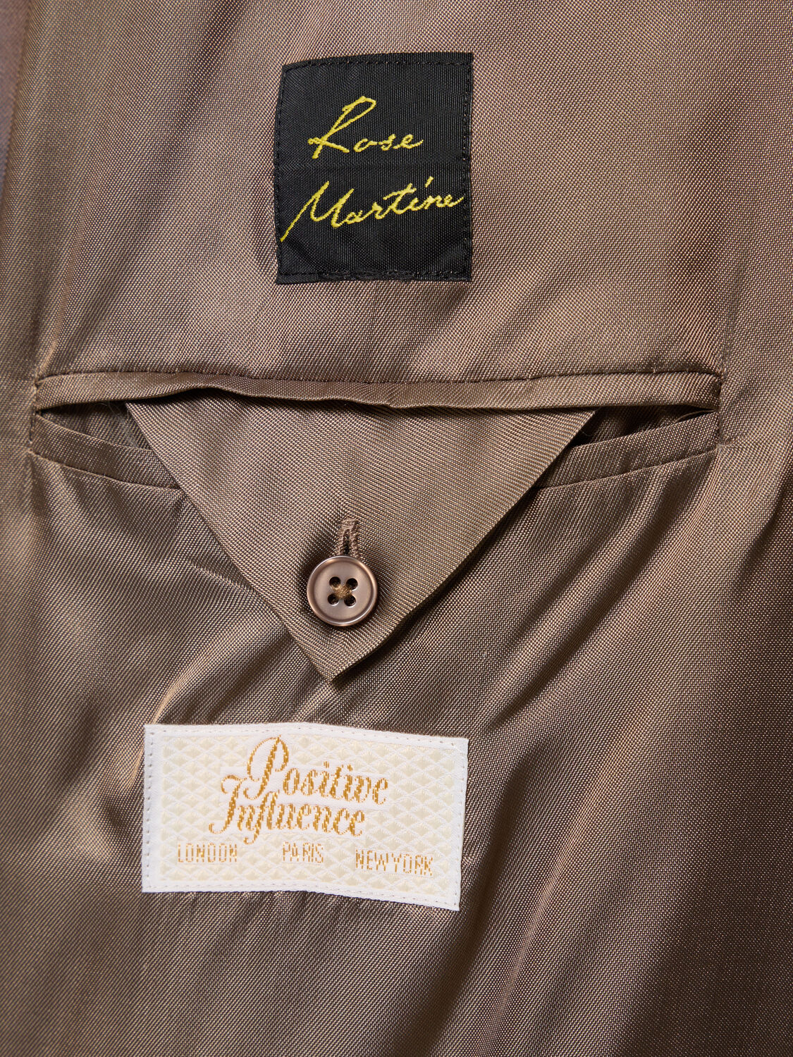 Shop Martine Rose Viscose Satin Long Sleeve Shirt In Brown
