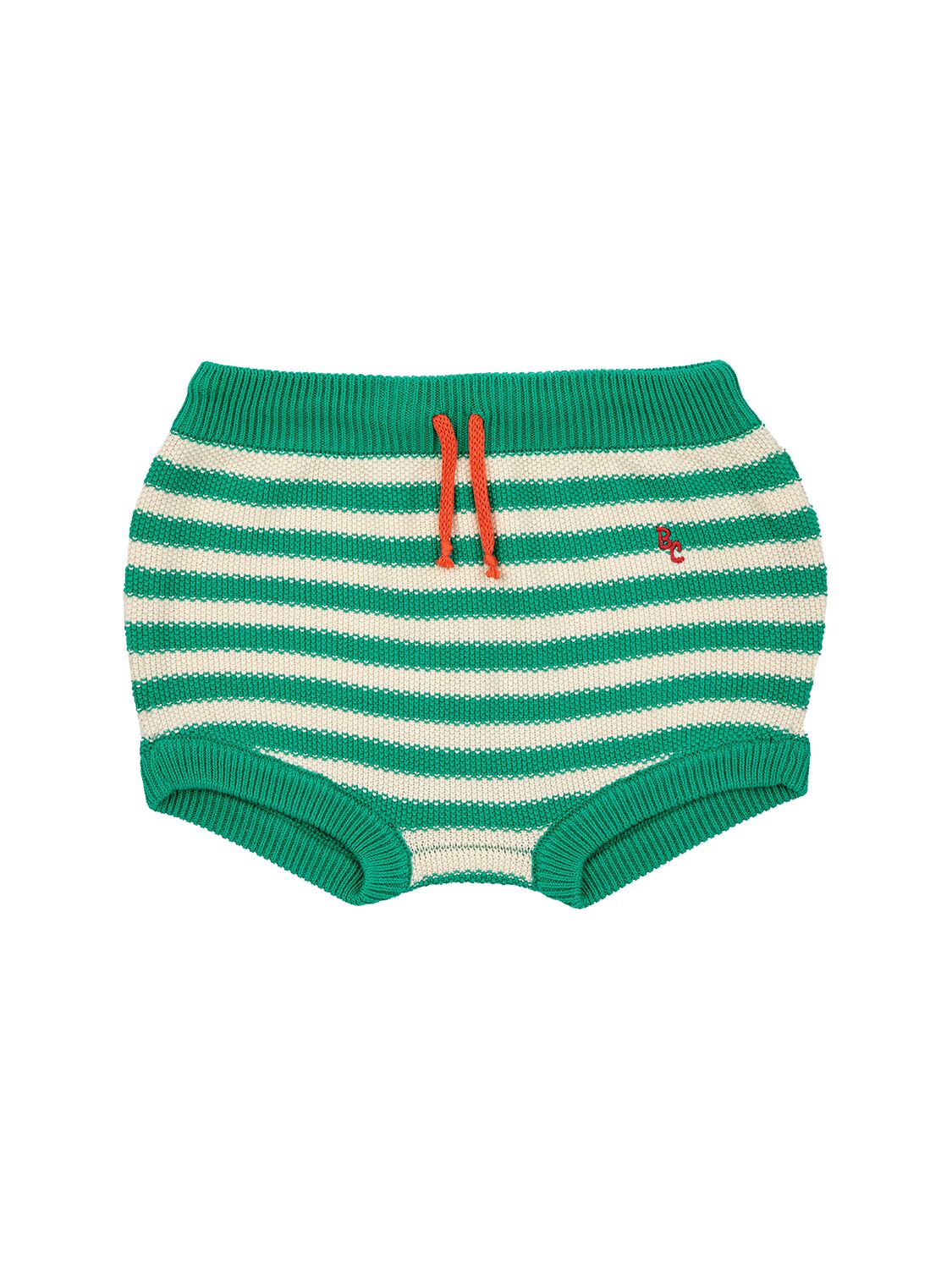 Bobo Choses Babies' Tricot Organic Cotton Diaper Cover In Green