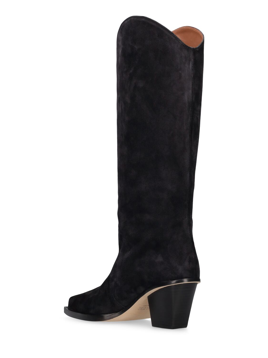 Paris Texas 60mm Sedona Suede Ankle Boots In Black