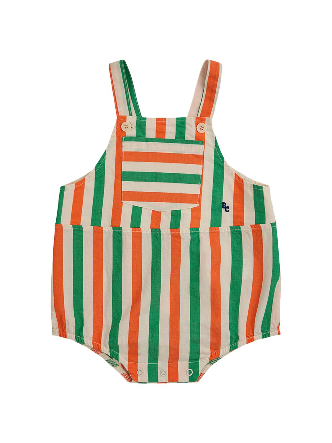 Bobo Choses Babies' Printed Cotton Overalls In Multicolor