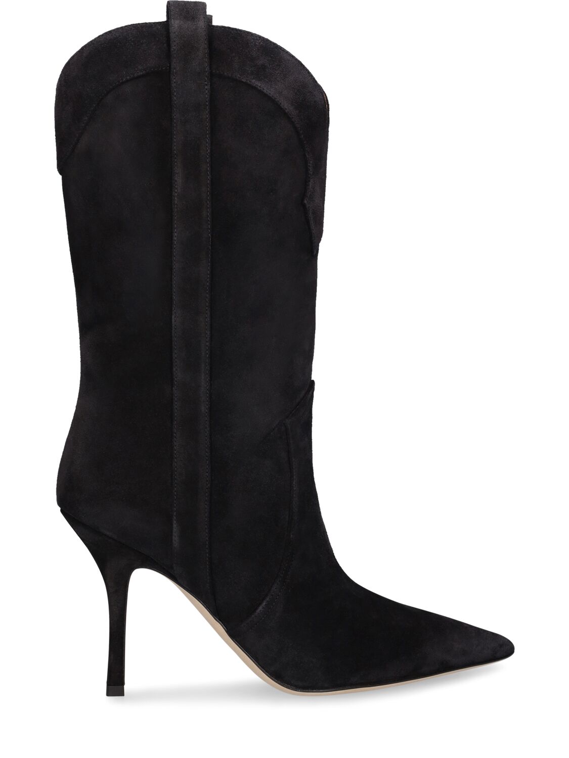 95mm Paloma Suede Ankle Boots