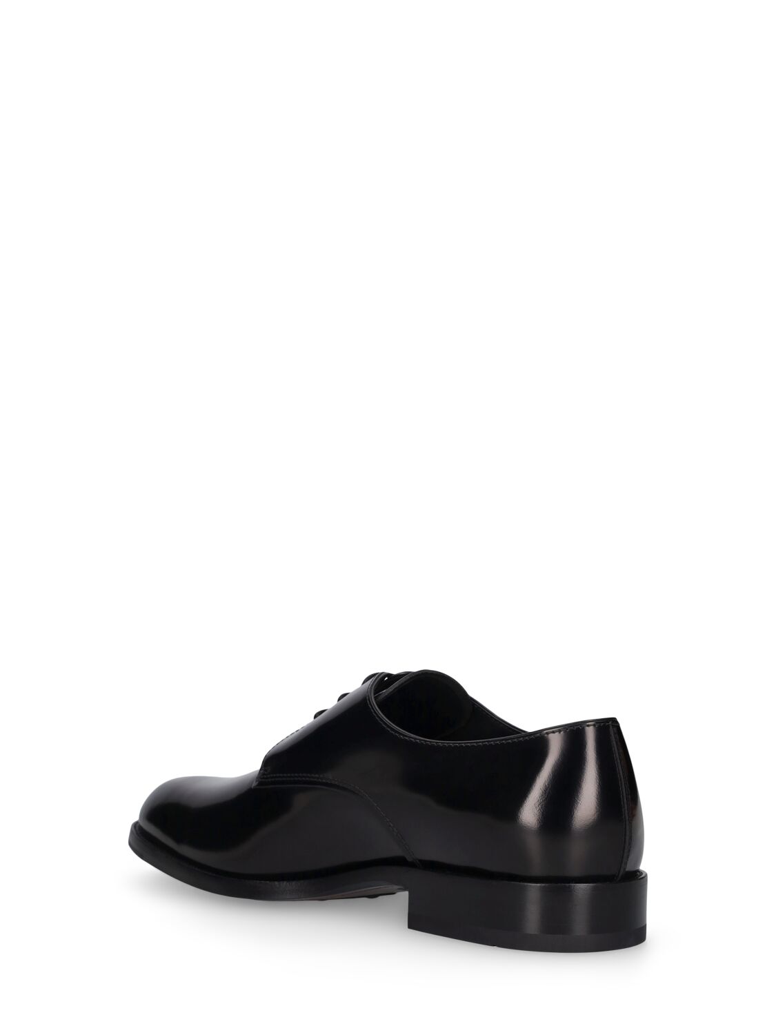 Shop Tod's Abrasivato Leather Lace-up Shoes In Black