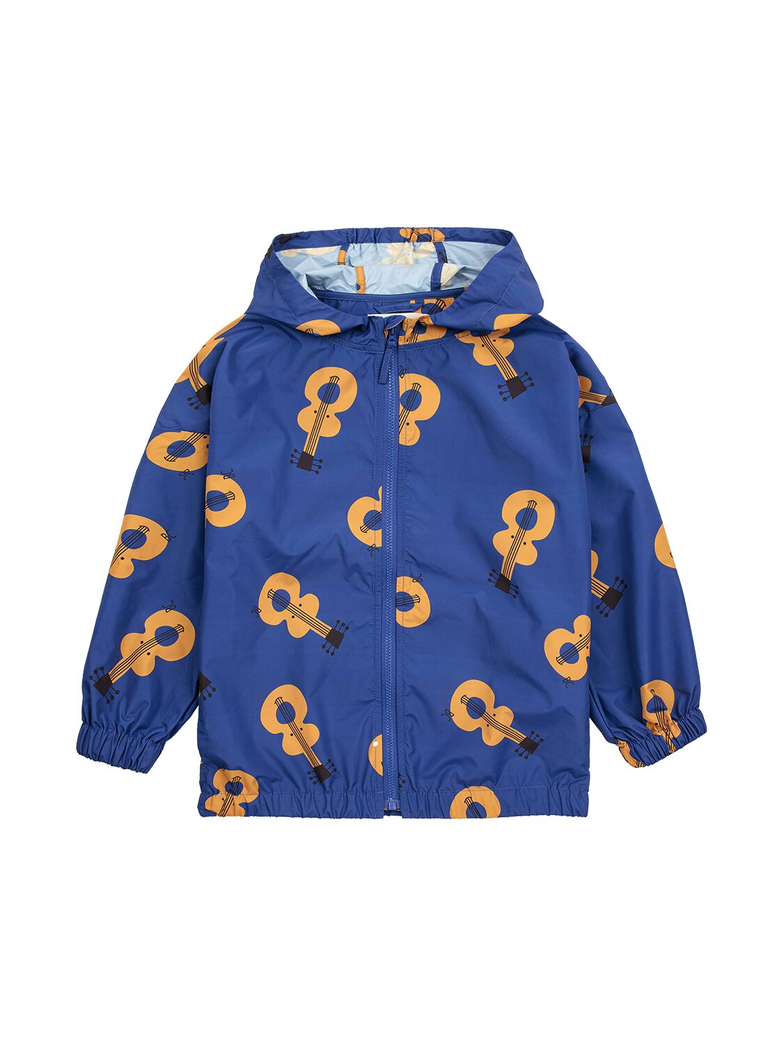 Bobo Choses Kids' Printed Recycled Poly Windbreaker In Blue