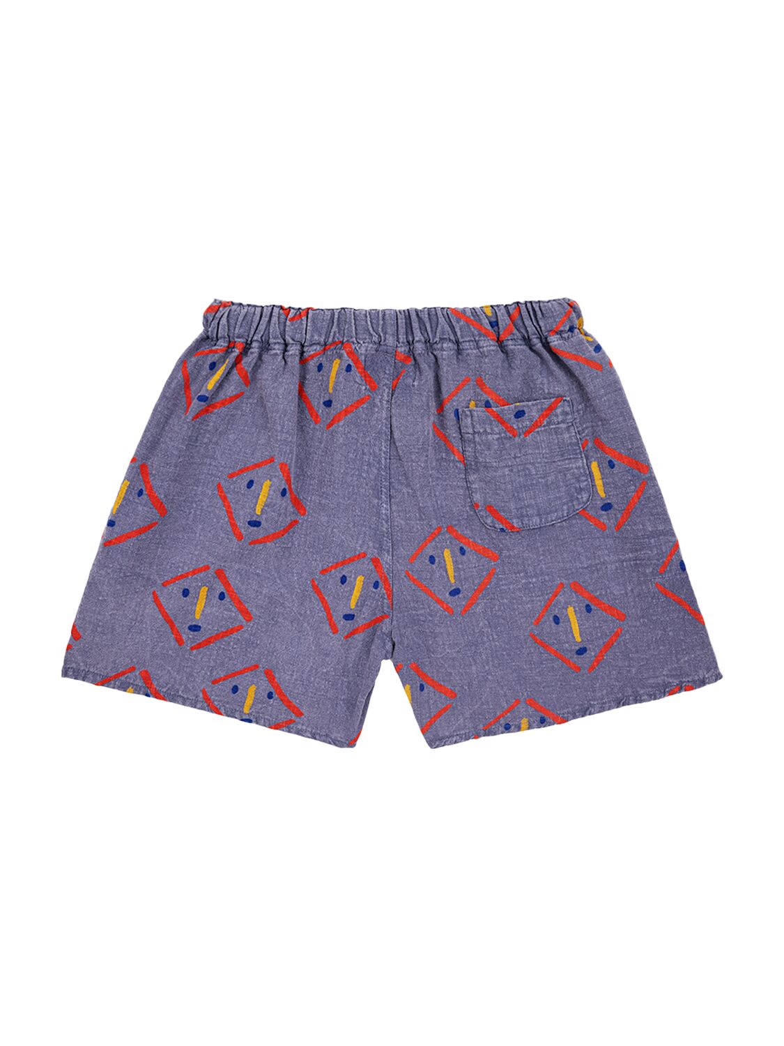 Shop Bobo Choses Printed Cotton Sweat Shorts In Blue