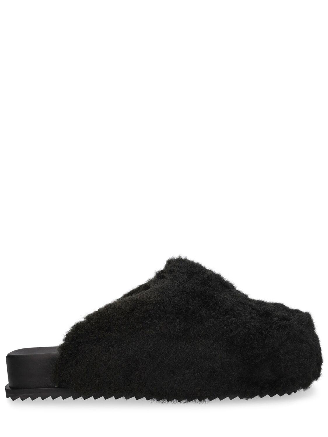 Plush 
Leather Trucker Clogs