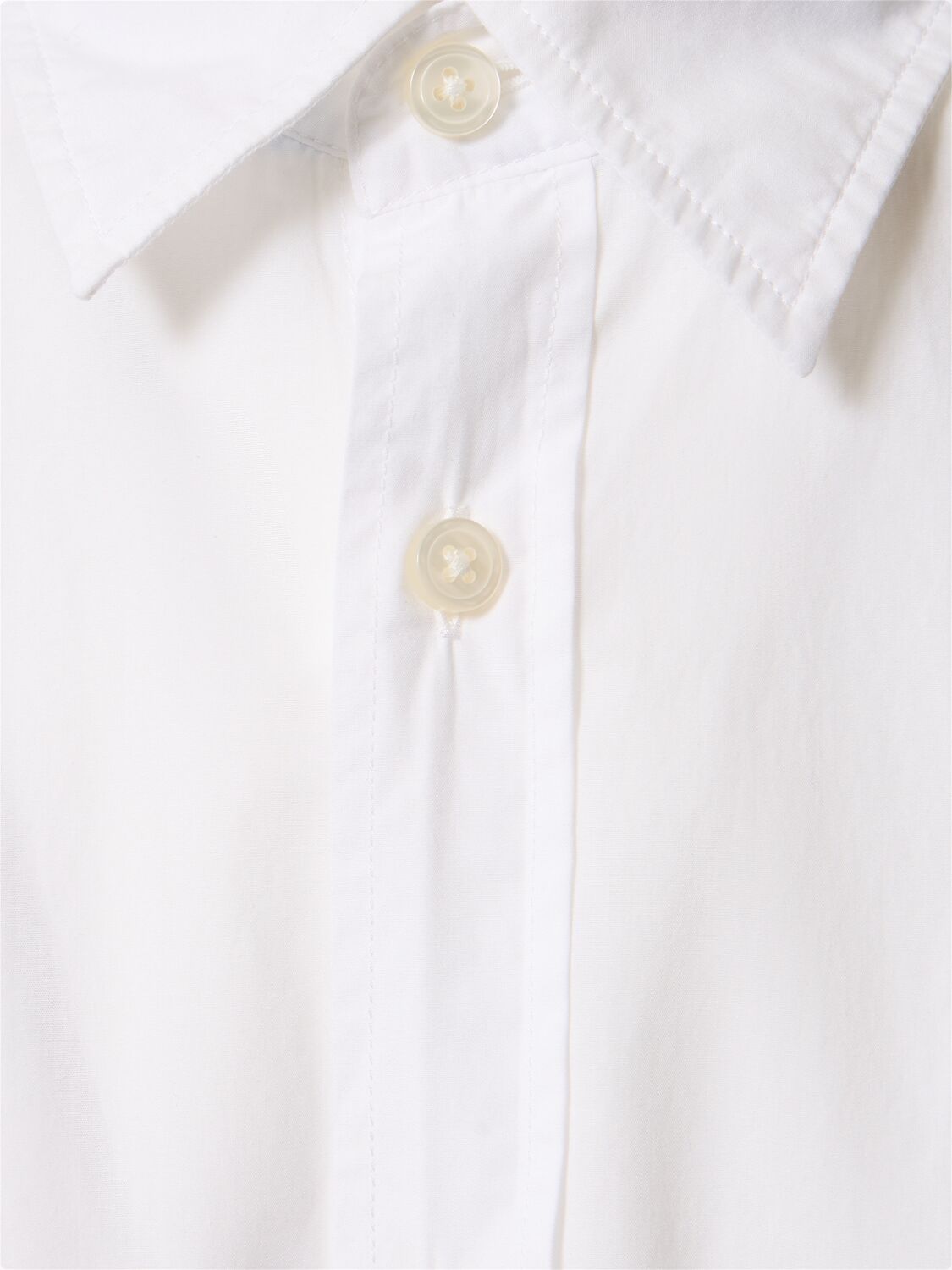 Shop Hugo Boss S-roan Kent Cotton Shirt In White