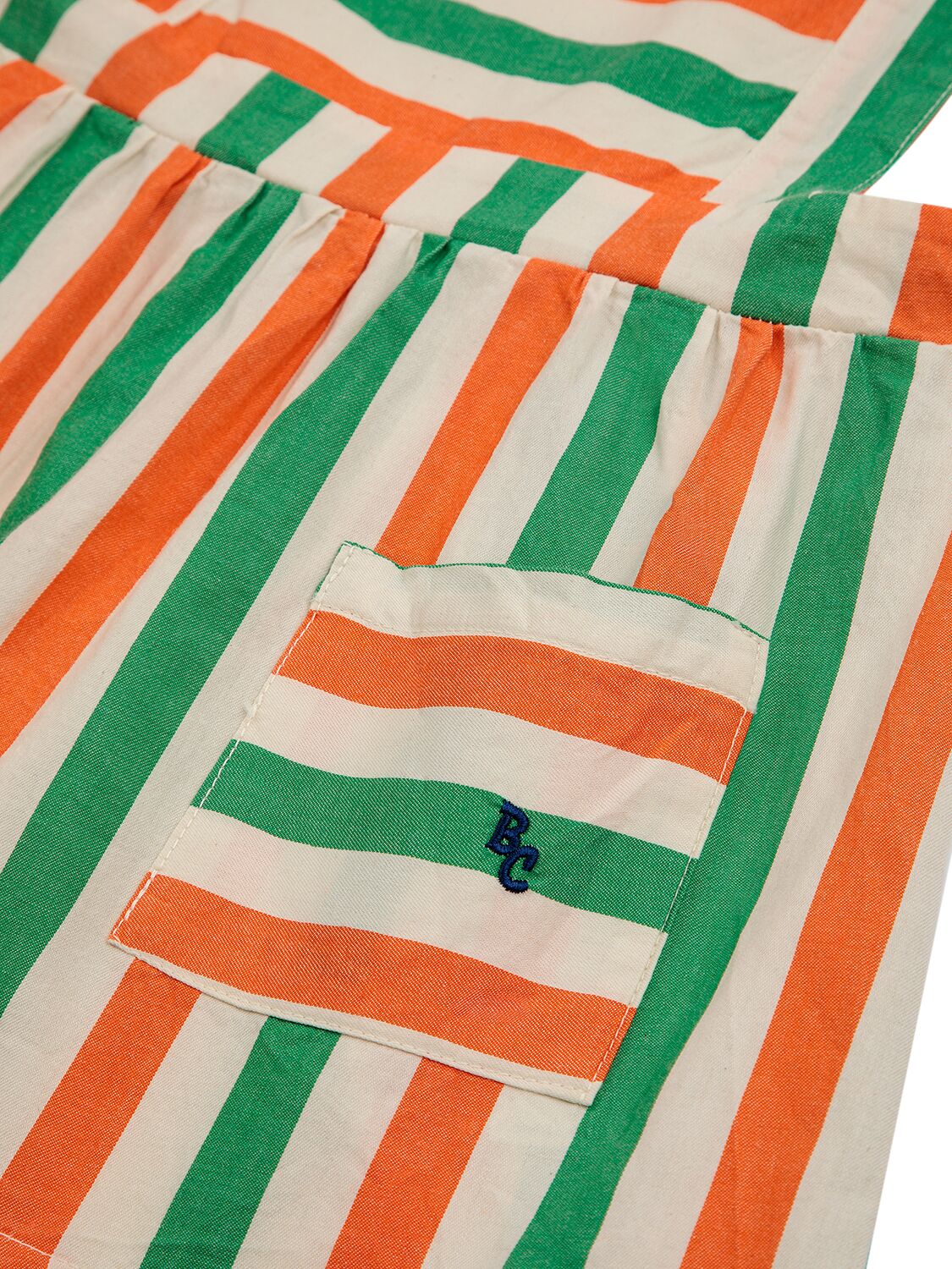 Shop Bobo Choses Printed Cotton Poplin Dress In Multicolor