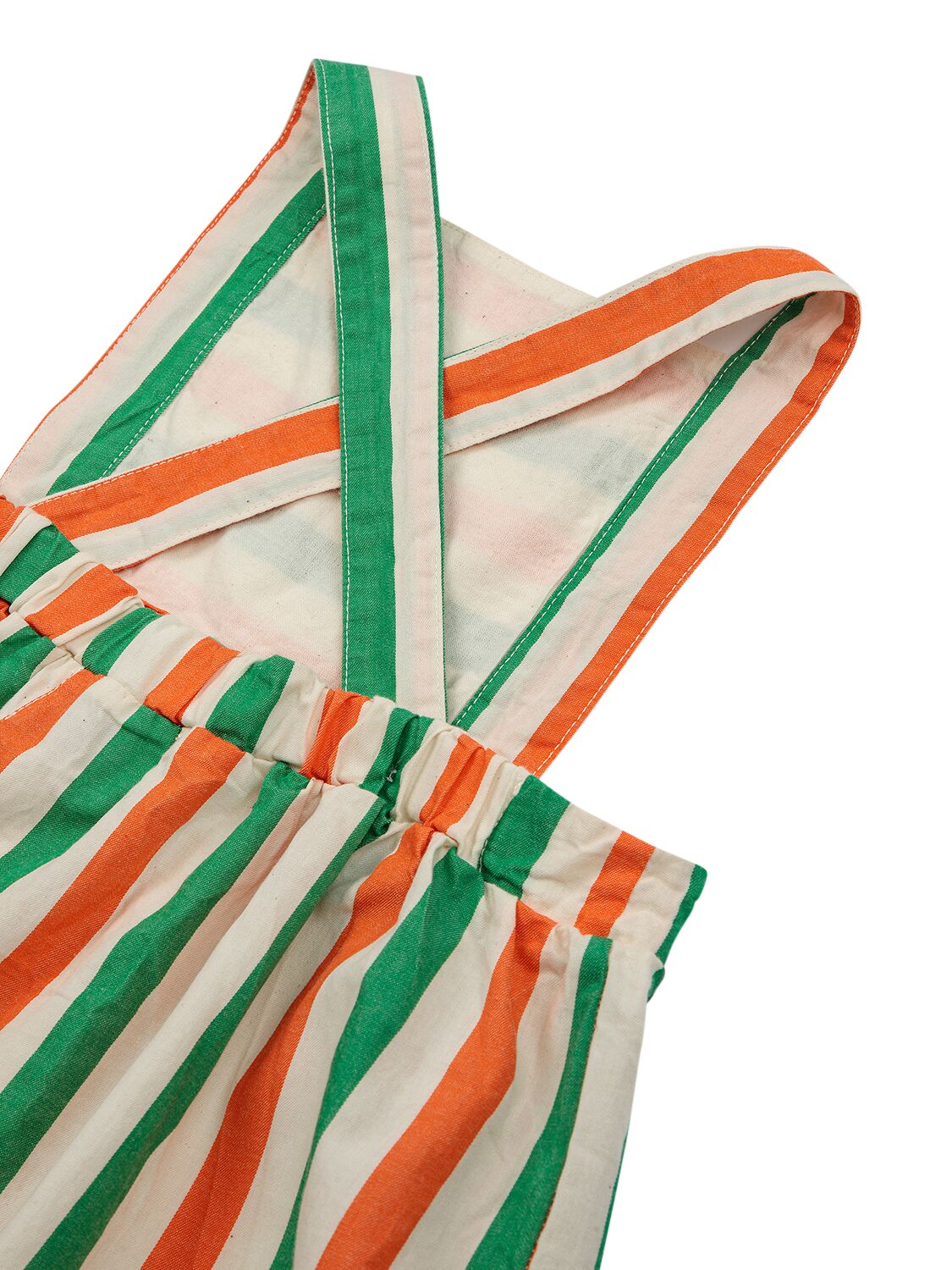 Shop Bobo Choses Printed Cotton Poplin Dress In Multicolor