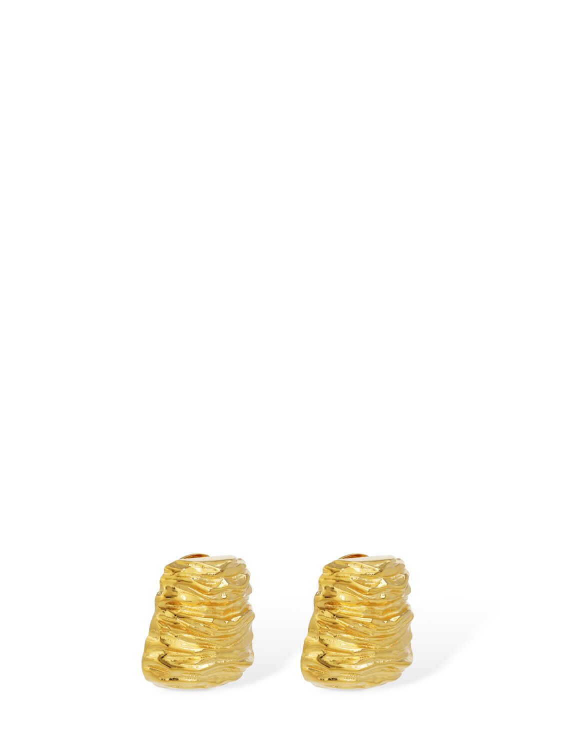 Shop Tom Ford Moon Stud Clip-on Earrings In Gold