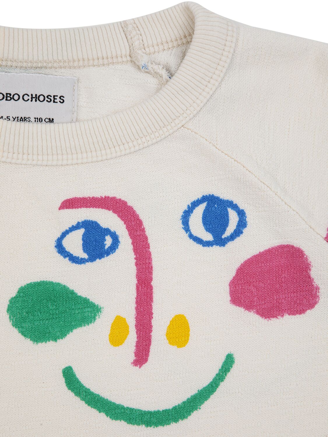 Shop Bobo Choses Printed Organic Cotton Sweatshirt In White,multi