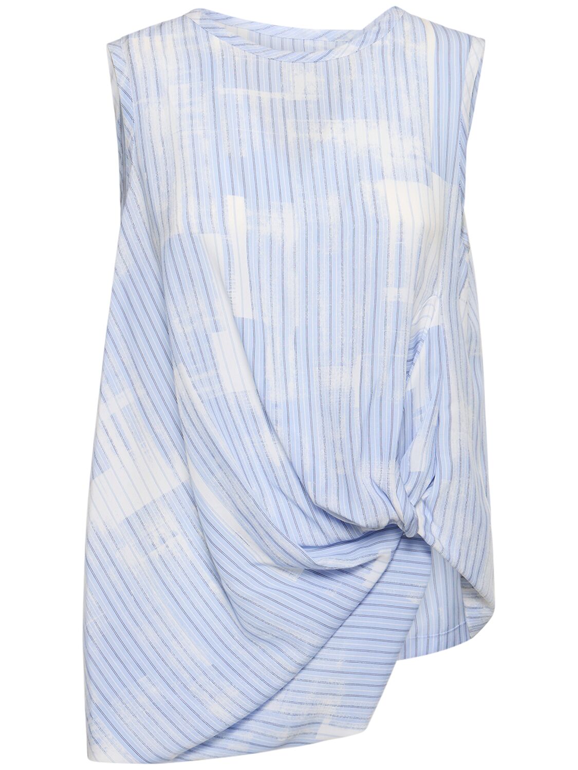 Image of Sleeveless Striped Back Top