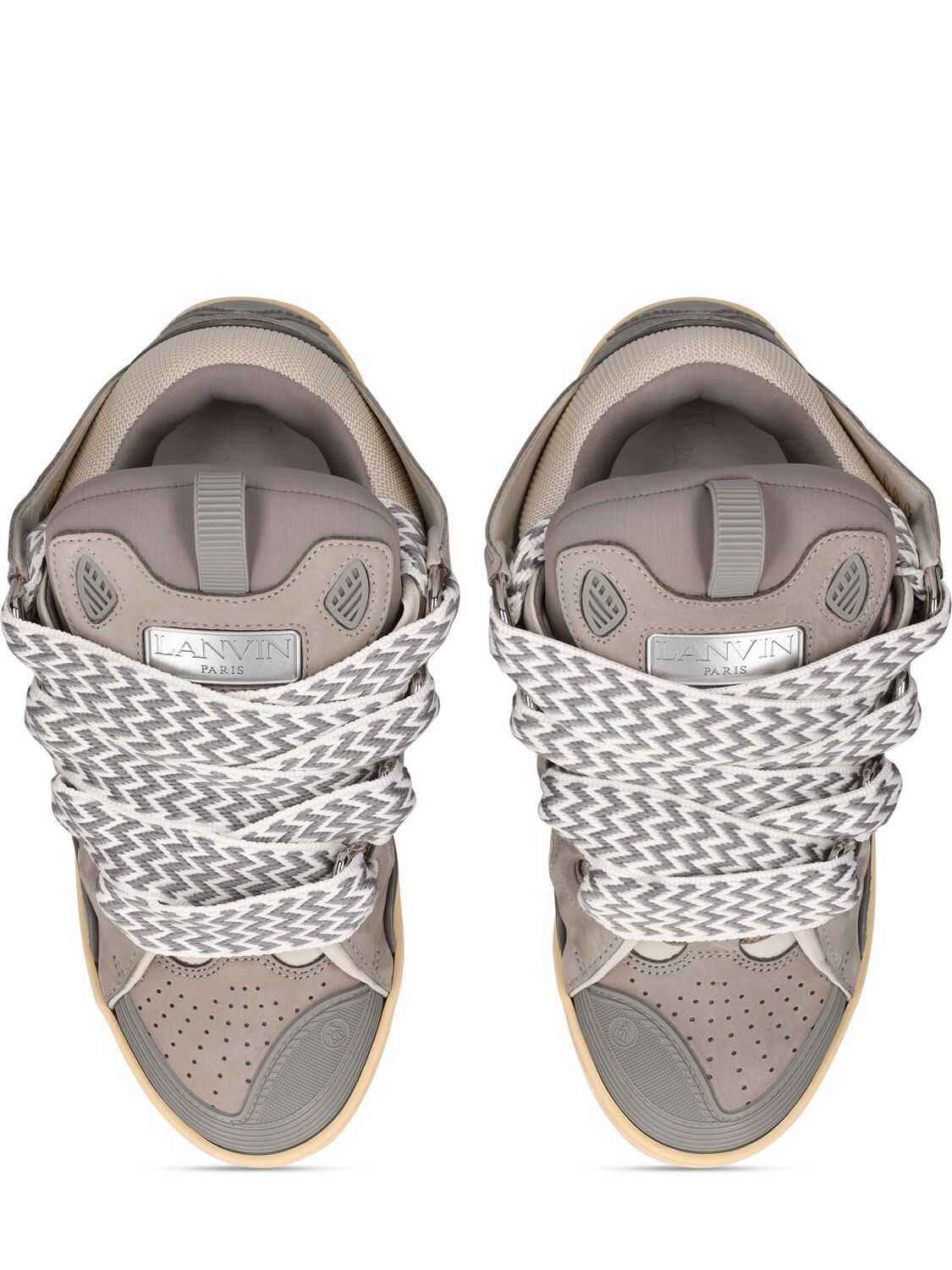 Shop Lanvin Skate Sneakers In Grey