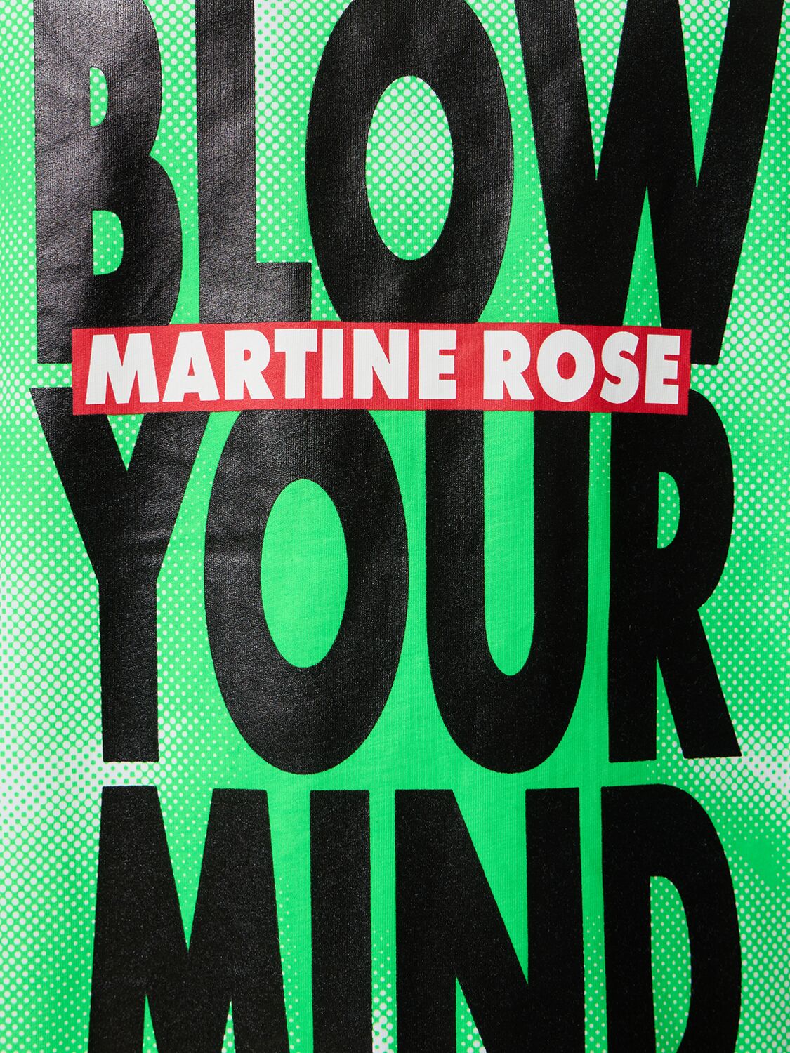 Shop Martine Rose Blow Your Mind Cotton Jersey T-shirt In 화이트