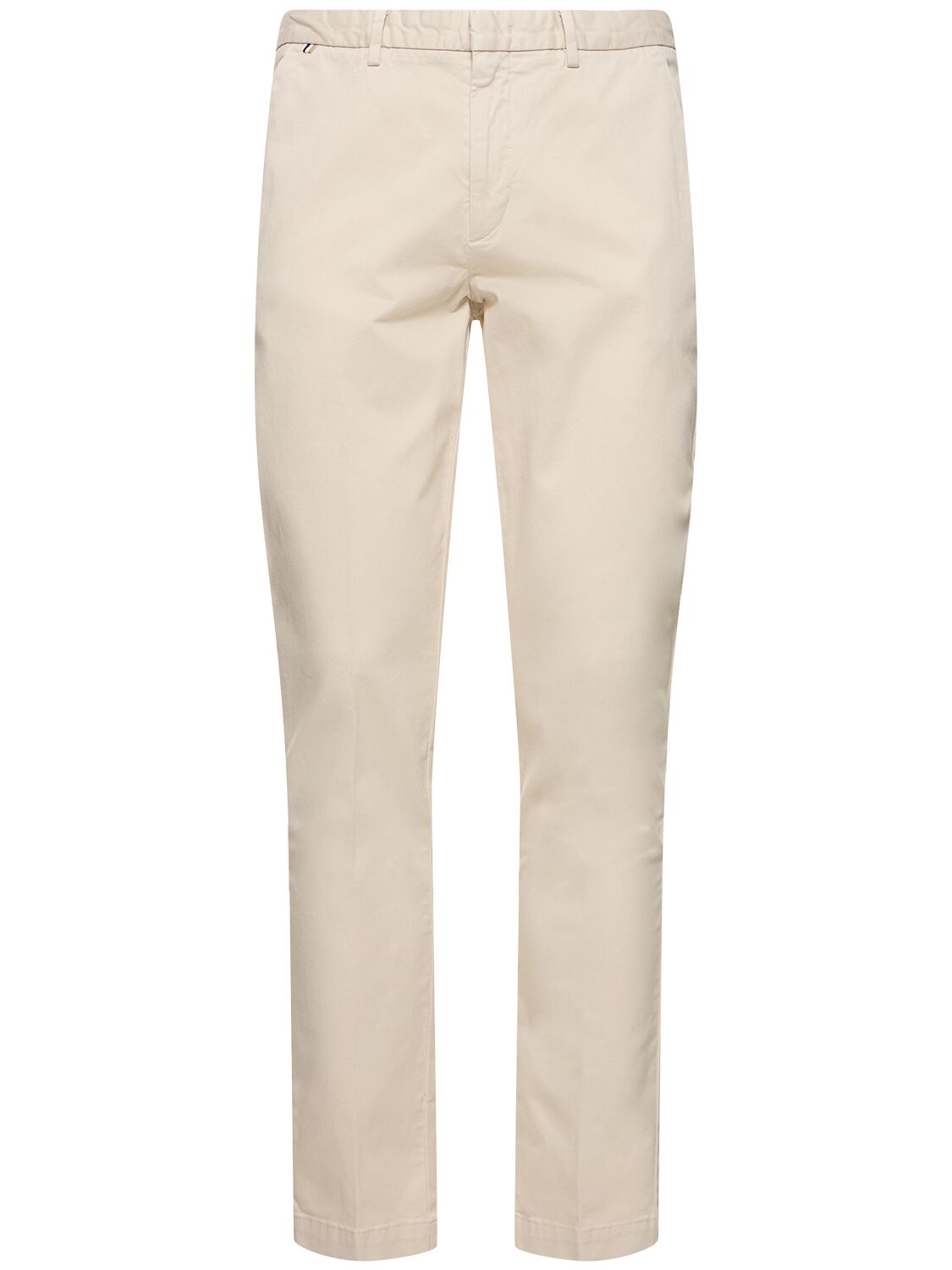 Image of Kaito Stretch Cotton Slim Fit Pants