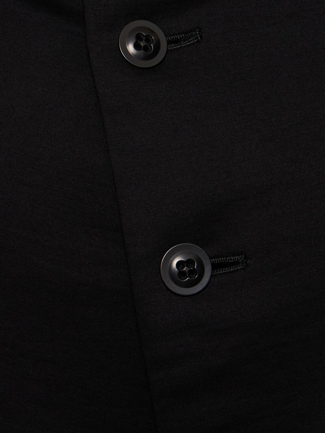 Shop Yohji Yamamoto Asymmetric Cropped Jersey Jacket In Black