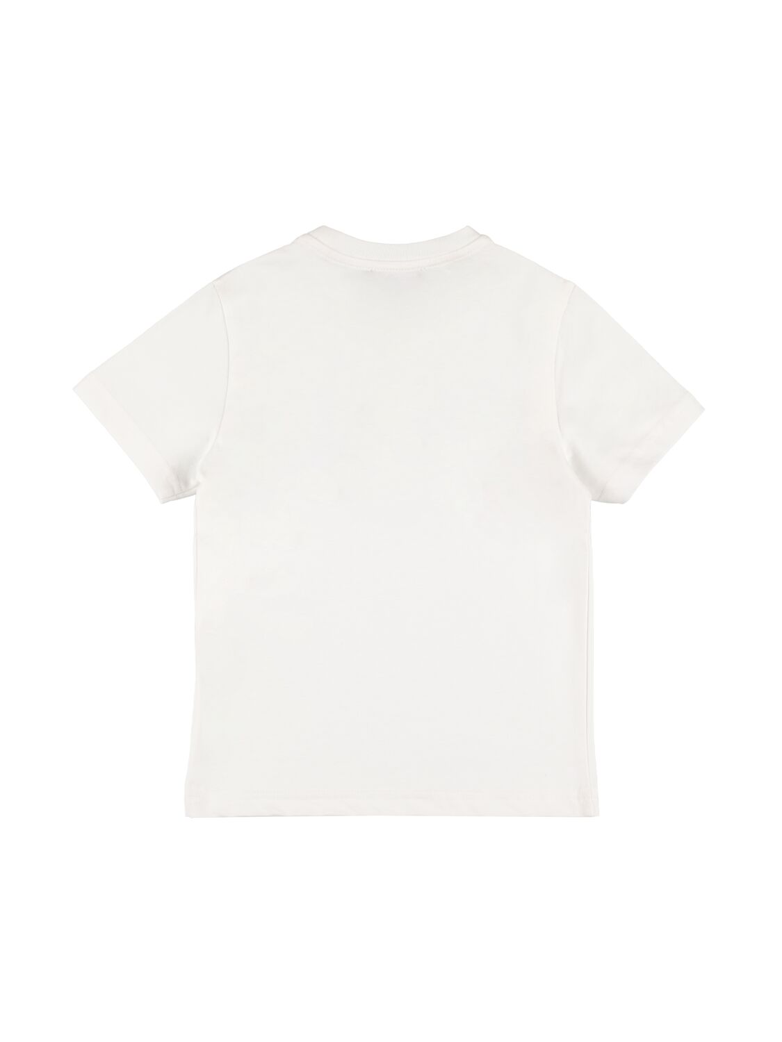Shop Dsquared2 Logo Printed Cotton Jersey T-shirt In White