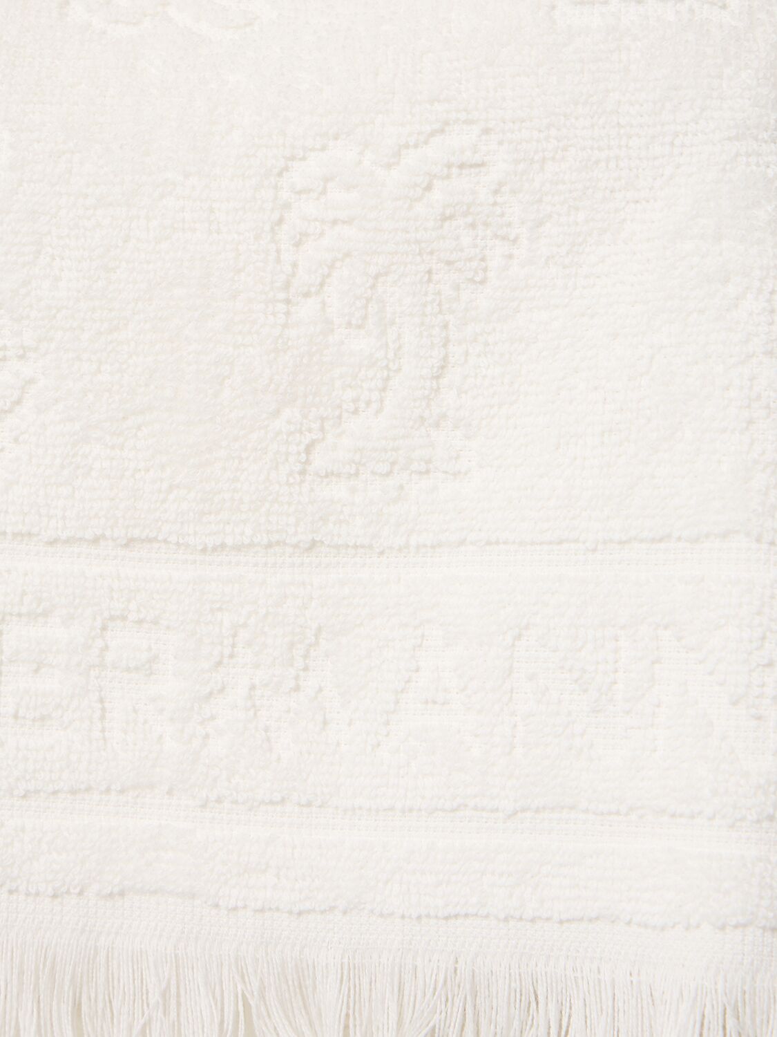 Shop Zimmermann Alight Cotton Toweling Crop Top In Ivory