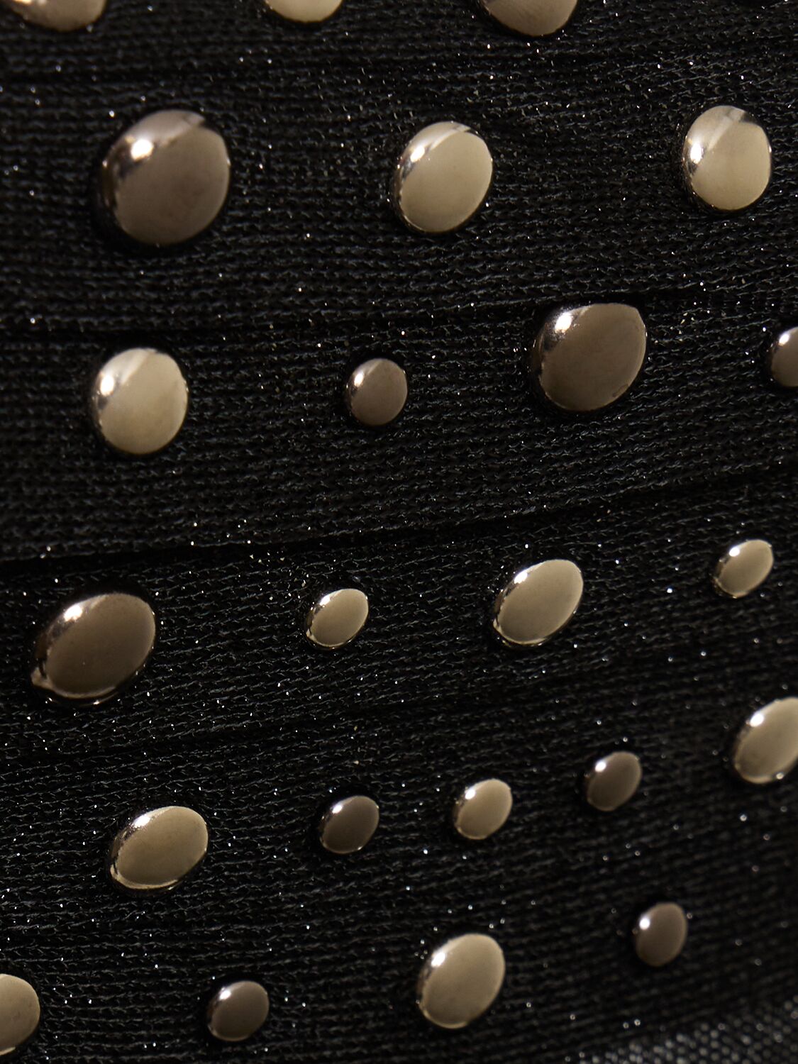 Shop Alessandra Rich Lurex Knit Midi Dress W/ Crystals In Black