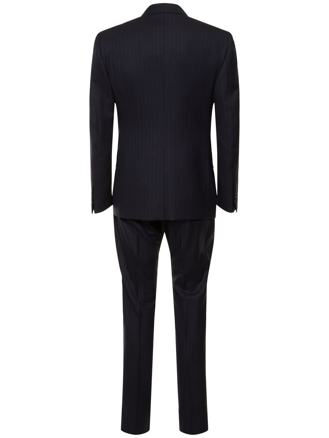 Shop Tom Ford Atticus Pinstriped Wool Suit In Blue