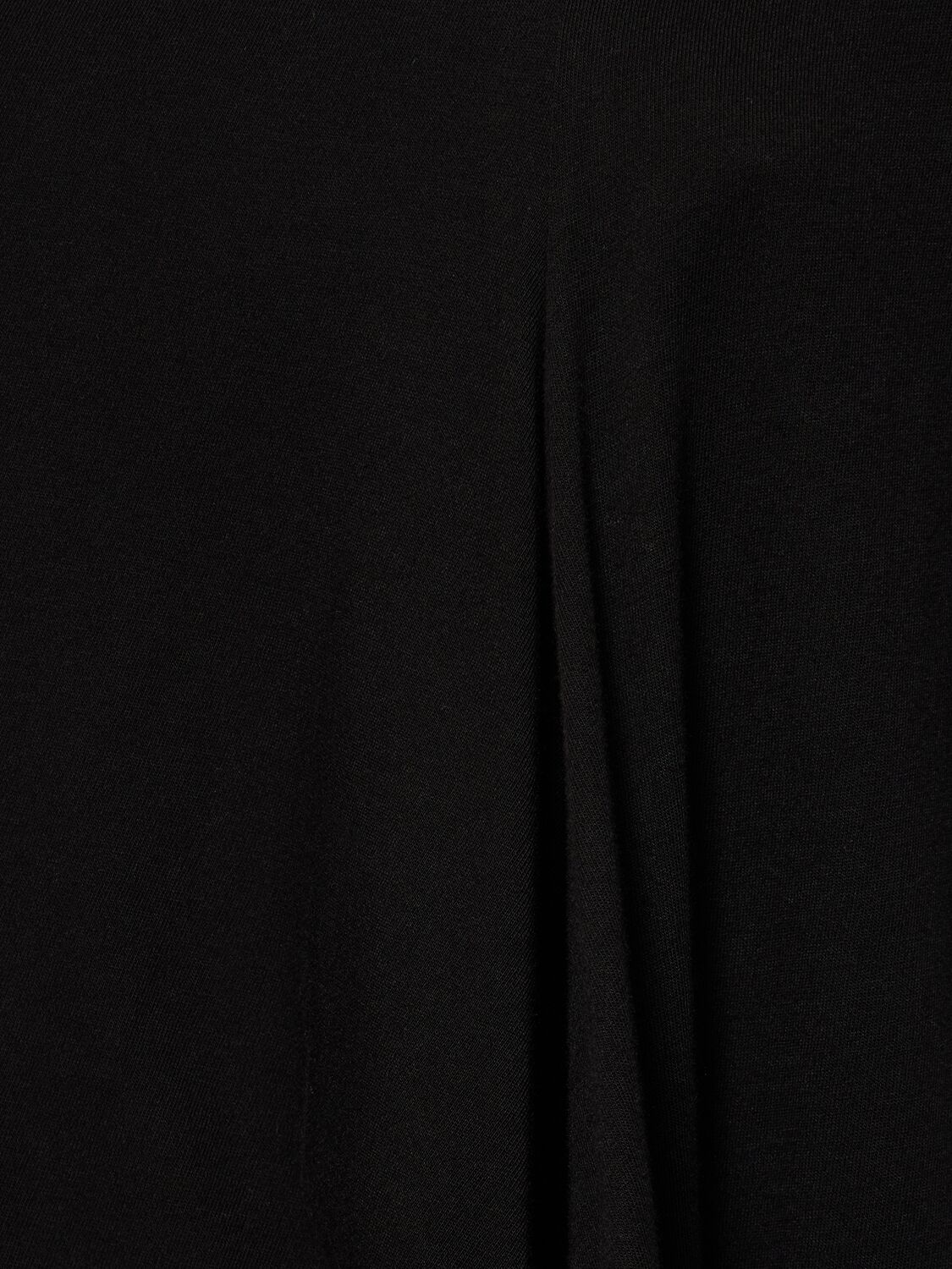 Shop Yohji Yamamoto Twisted Cotton Jersey T-shirt In Black