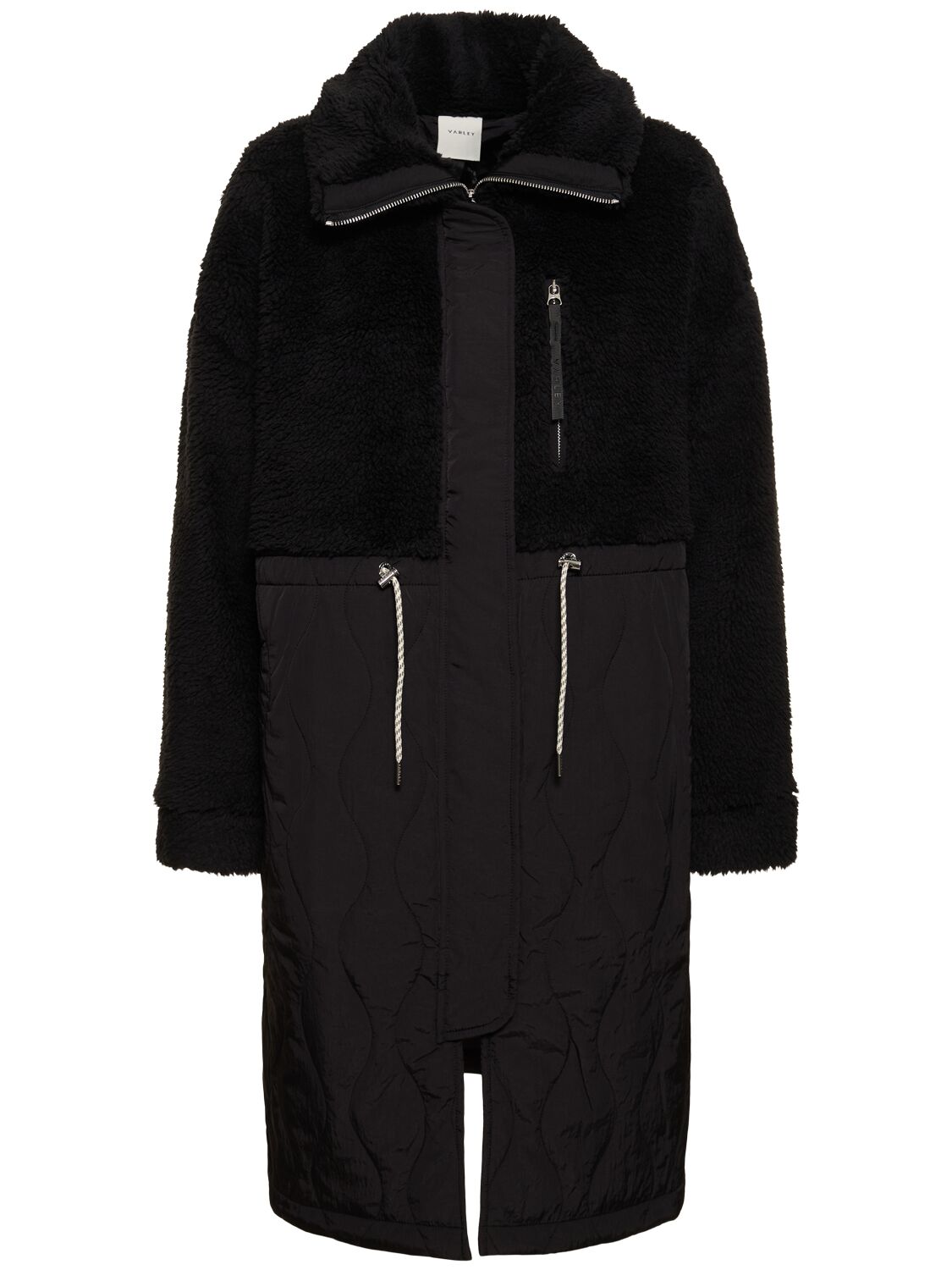 Image of Walsh Quilted Sherpa Coat