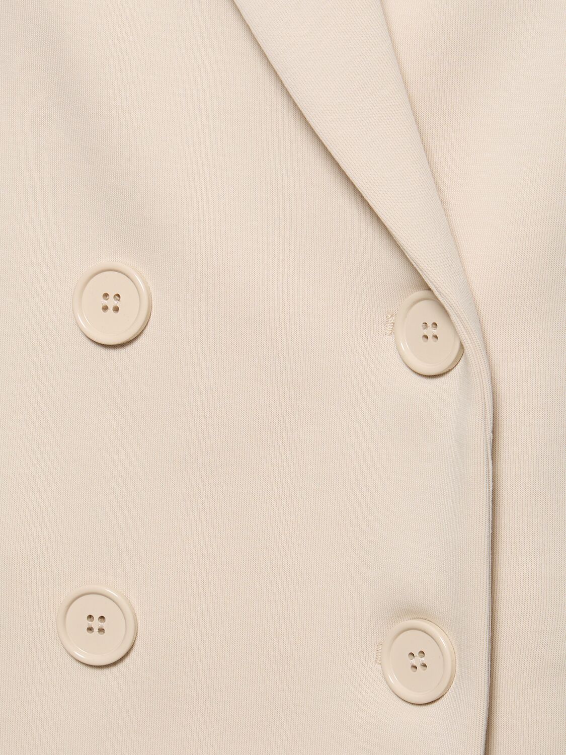 Shop 's Max Mara Scrigno Jersey Double Breasted Jacket In White