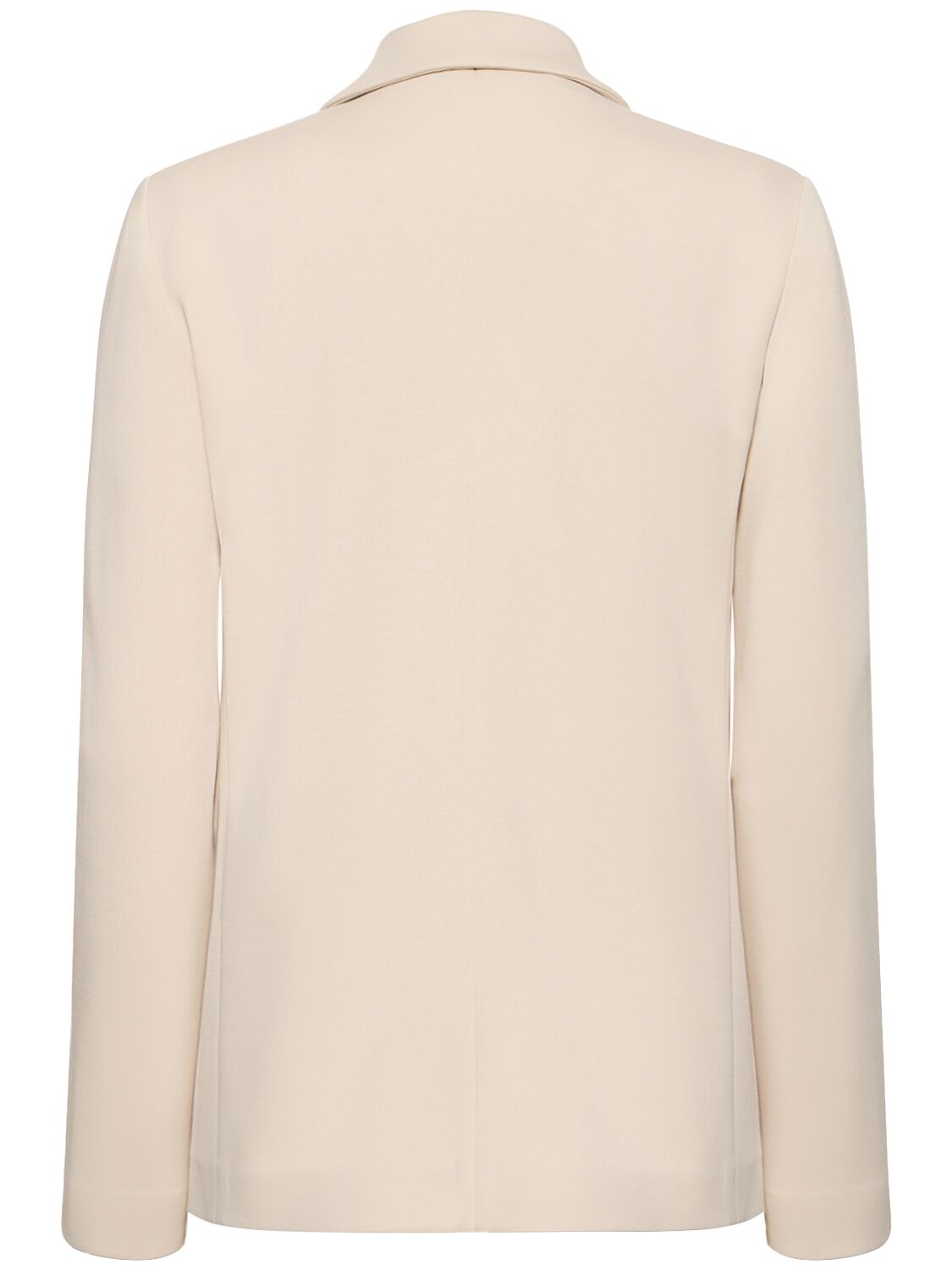 Shop 's Max Mara Scrigno Jersey Double Breasted Jacket In White