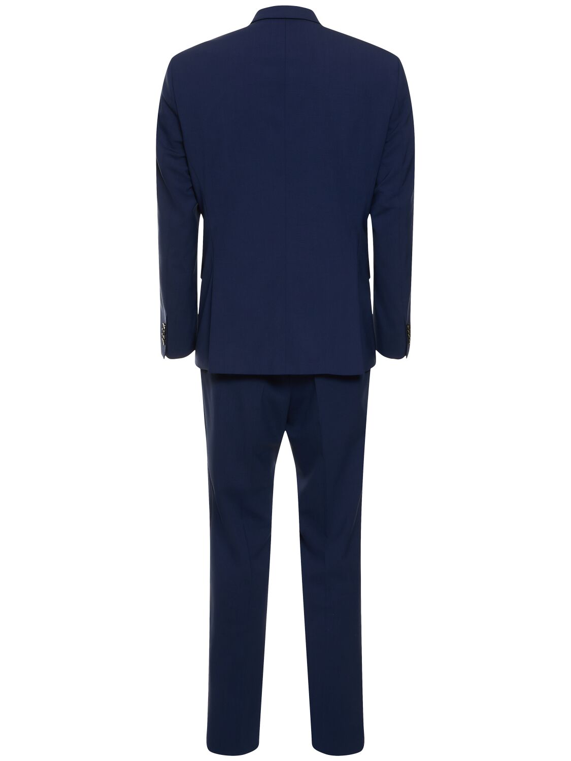 Shop Hugo Boss H-huge Slim Fit Wool Suit In Open Blue