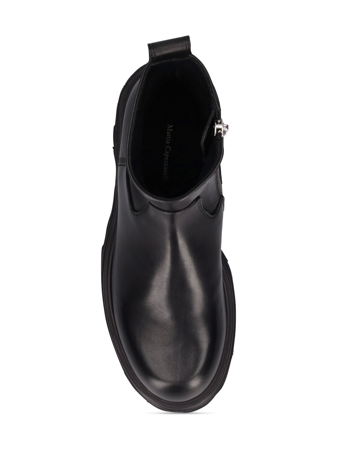 Shop Mattia Capezzani Leather Chelsea Boots In Black