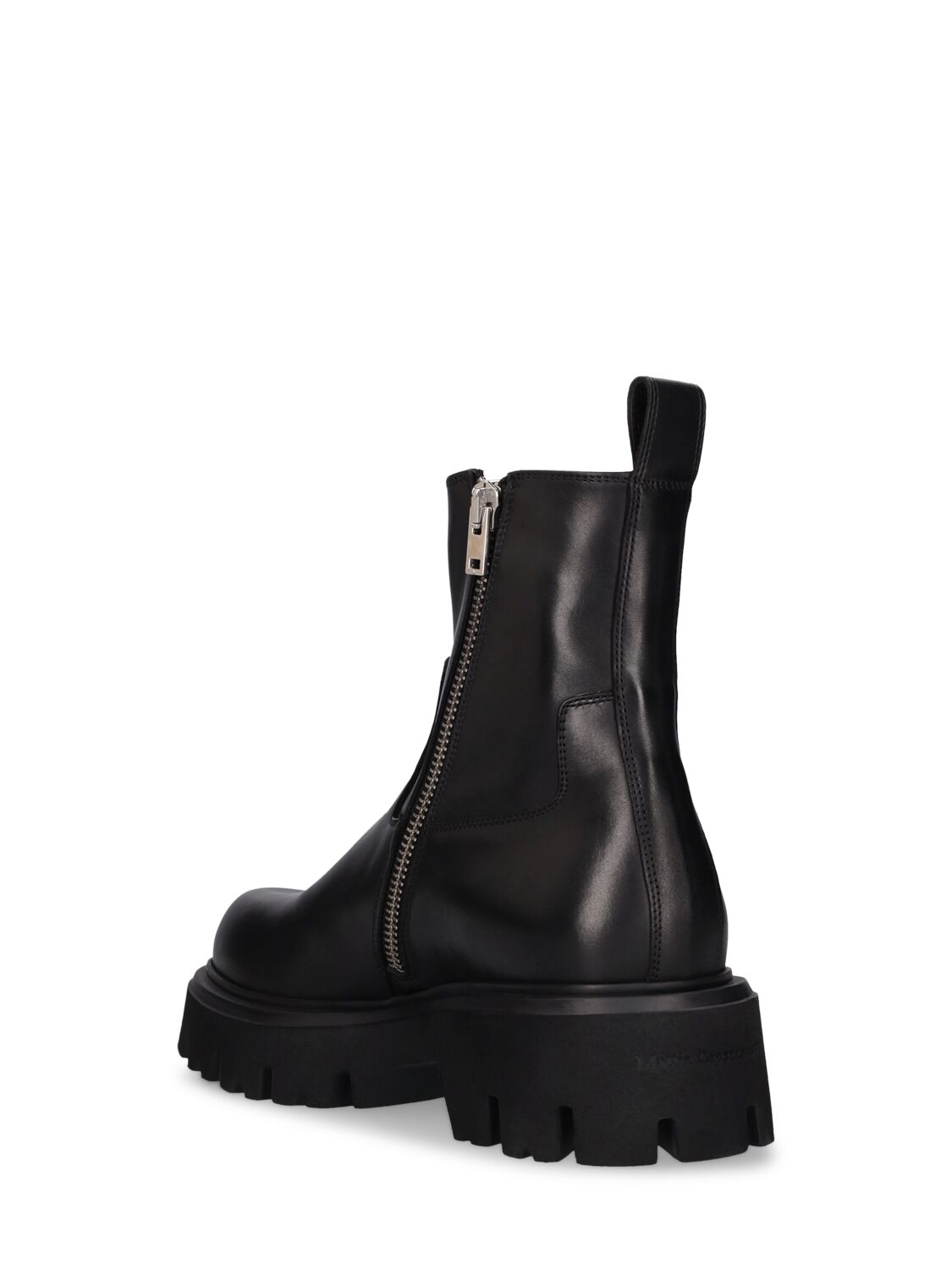 Shop Mattia Capezzani Leather Chelsea Boots In Black