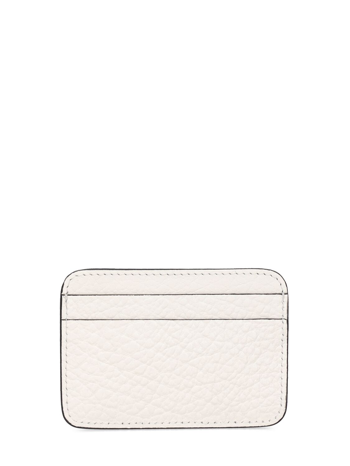 Shop Acne Studios Aroundy Leather Card Holder In White