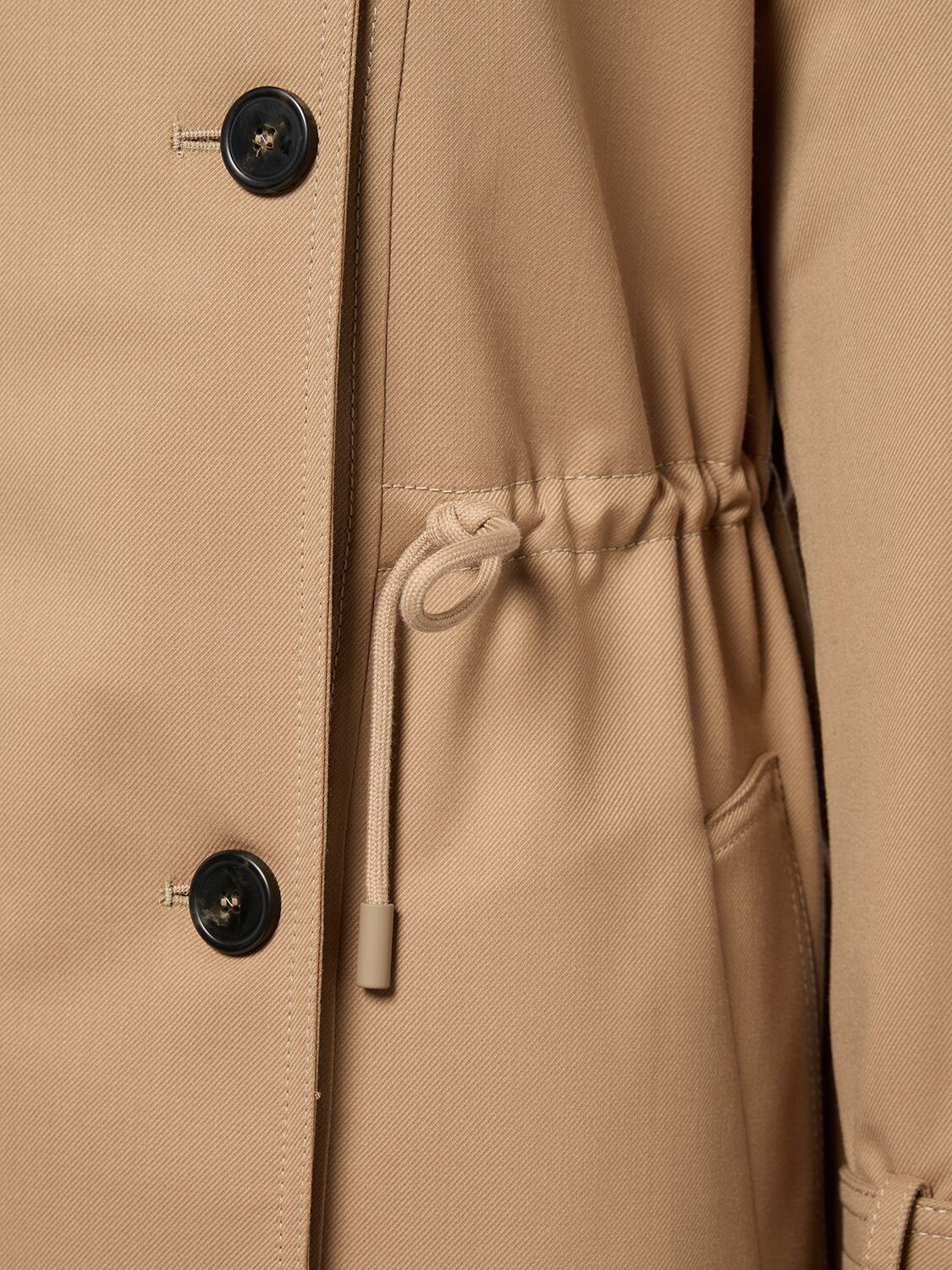 WEEKEND MAX MARA FATUO WOOL BLEND TRENCH COAT 