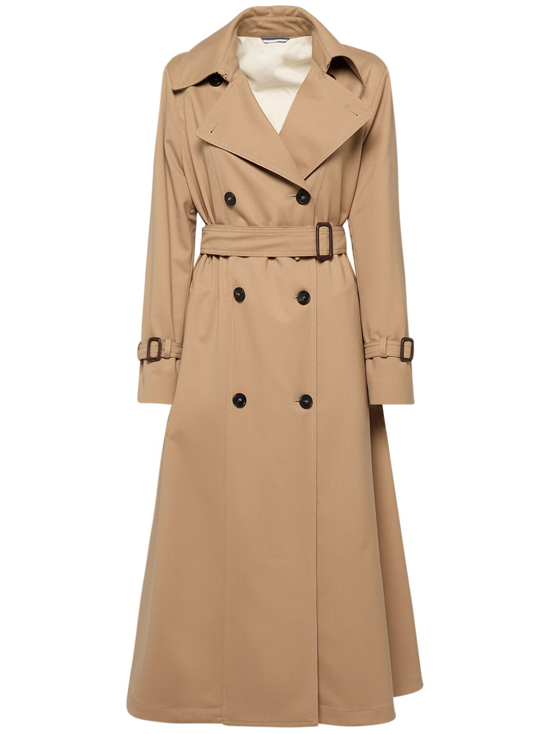 WEEKEND MAX MARA FATUO WOOL BLEND TRENCH COAT 