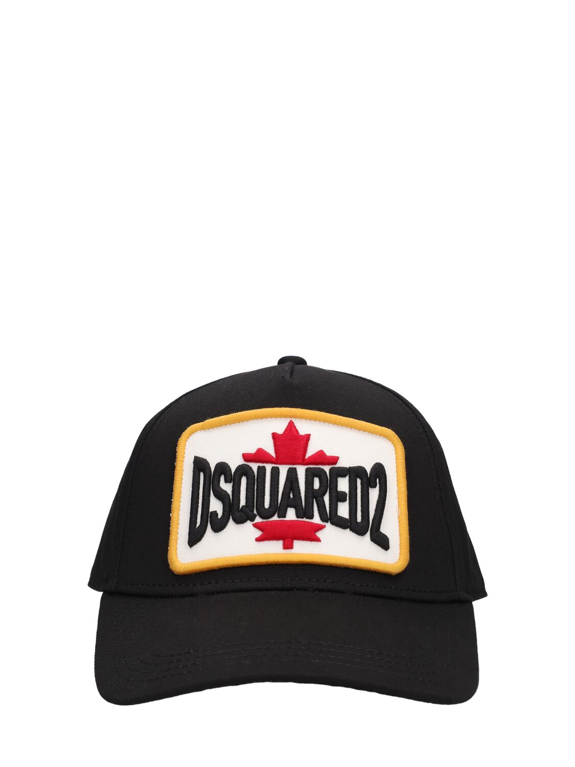 Dsquared2 Kids' Logo棉质棒球帽 In Black