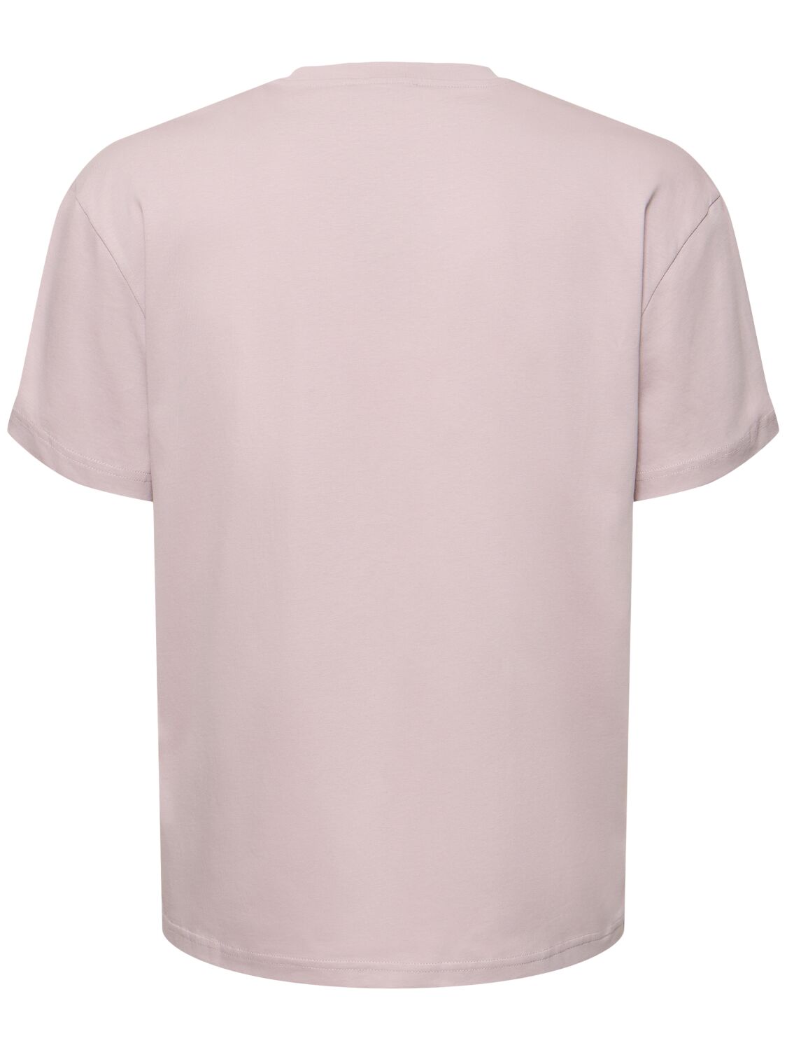 Shop Jw Anderson Naturally Sweet Cotton Jersey T-shirt In Purple