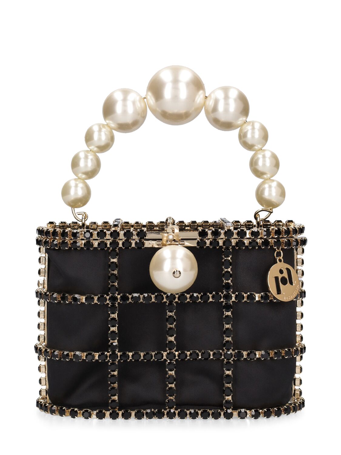 Image of Holli Shiny Pearl Top Handle Bag